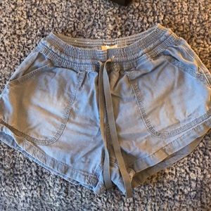 Altar’d State Distressed Style Mock-Jean Shorts